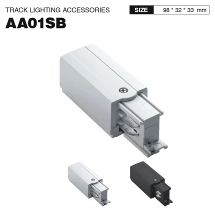 Four-wire square power connector Left White TRA001-AA01SB Kosoom-Accessories--01