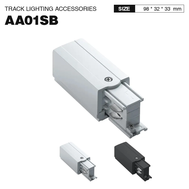 Conector de alimentação quadrado de quatro fios Esquerdo Branco TRA001-AA01SB Kosoom-Acessórios--01