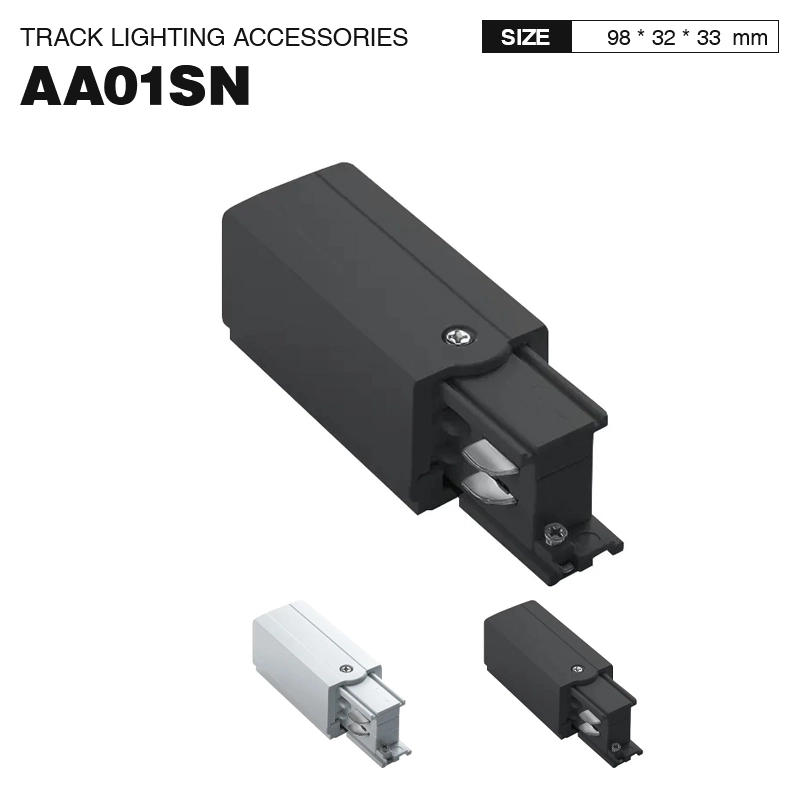 Four-wire square power connector Left Black TRA001-AA01SN Kosoom-Accessories--01