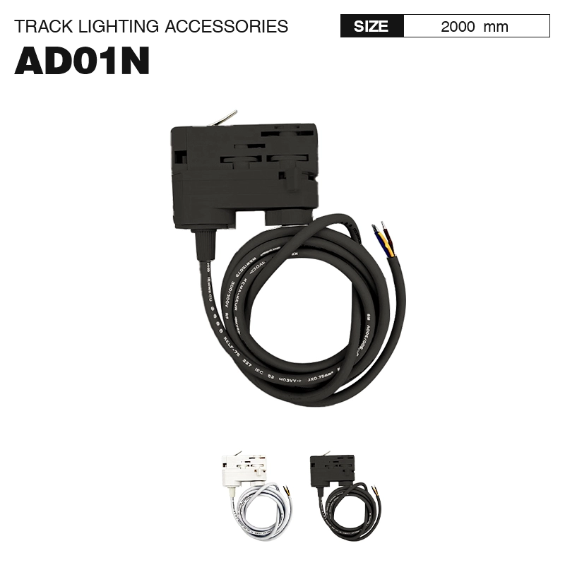 Çar wire track serê 2M wire Black TRA001-AD01N Kosoom-Accessories--01