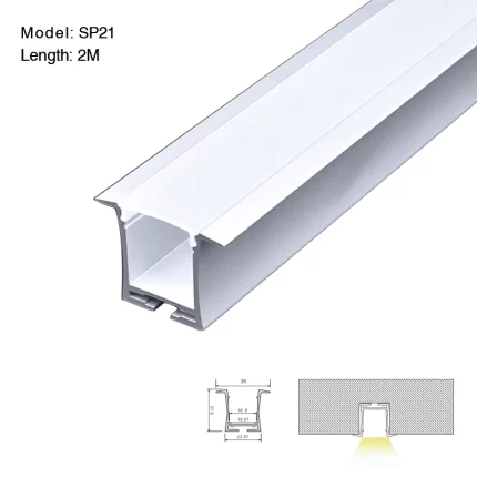 Dirije chanèl aliminyòm L2000×36×27.6mm - SP21-Accessories--01