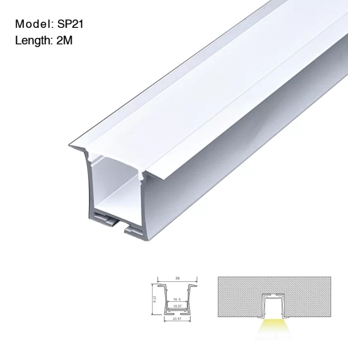 LED Aluminum Channel L2000×36×27.6mm - SP21-LED Profile--01