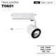 T0601– 35W 3000K 24˚N/B Ra80 Black – LED Track Lights-Kitchen Track Lighting--01