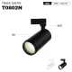 T0802N – 8W 3000K 24˚N/B Ra80 Swart – Track Light Armatuur-Plafon Track Lighting--01