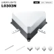 L0303N –3W 3000K 130˚N/B Ra80 Black - Triangular Module for LED Linear Lights-Office Lighting--01