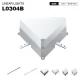 L0304B –3W 4000K 130˚N/B Ra80 White - Triangular Module for LED Linear Lights-Modern Linear Lighting--01