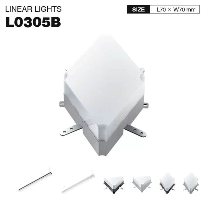 L0305B –4W 3000K 130˚N/B Ra80 White – Module diamondra ho an'ny jiro LED Linear-Linear Ceiling Light--01