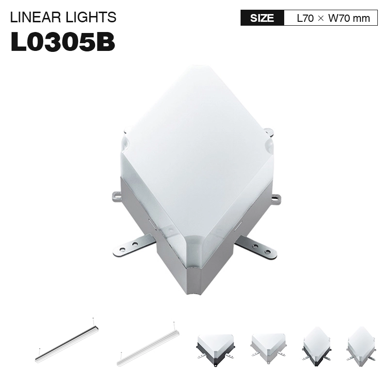 L0305B –4W 3000K 130˚N/B Ra80 White – Diamond Module for LED Linear Lights-Linear Ceiling Light--01
