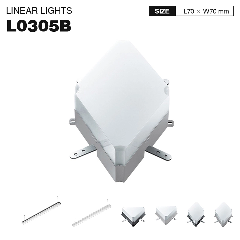 L0305B –4W 3000K 130˚N/B Ra80 Branco – Módulo Diamante para Luzes Lineares LED - Luz de Teto Linear--01