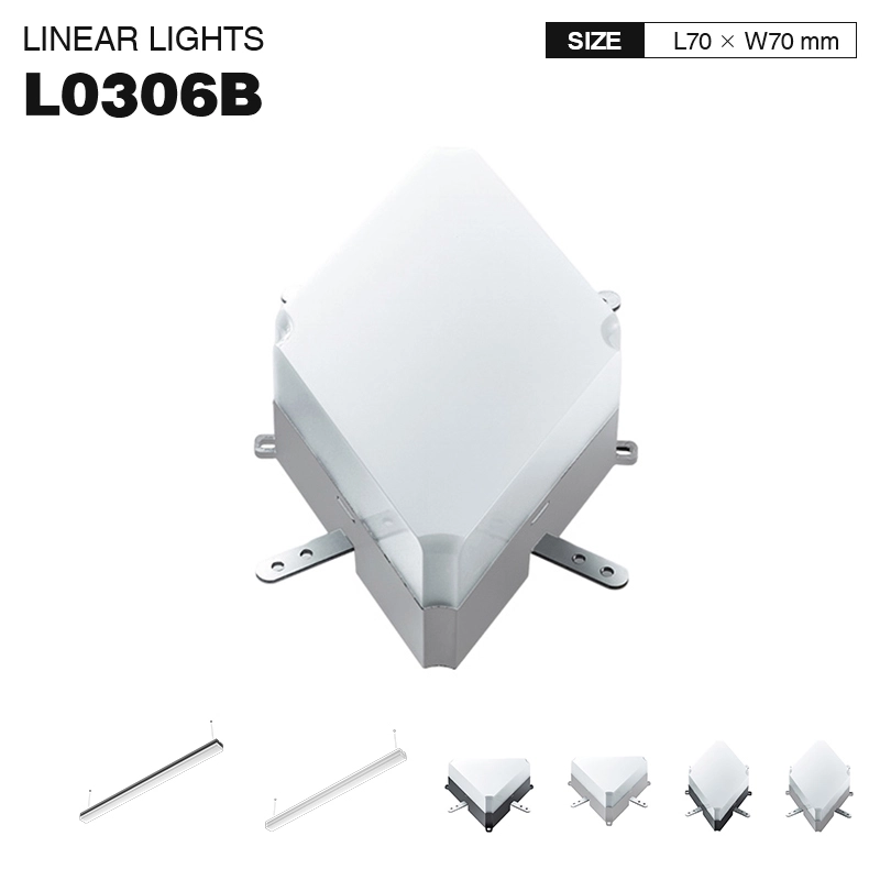 L0306B –4W 4000K 130˚N/B Ra80 Wit – Diamantmodule voor lineaire LED-verlichting--01