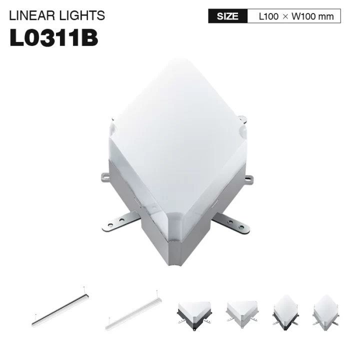 L0311B –6W 3000K 130˚N/B Ra80 Blanc – Module diamant pour lumières linéaires-Lumières linéaires--01