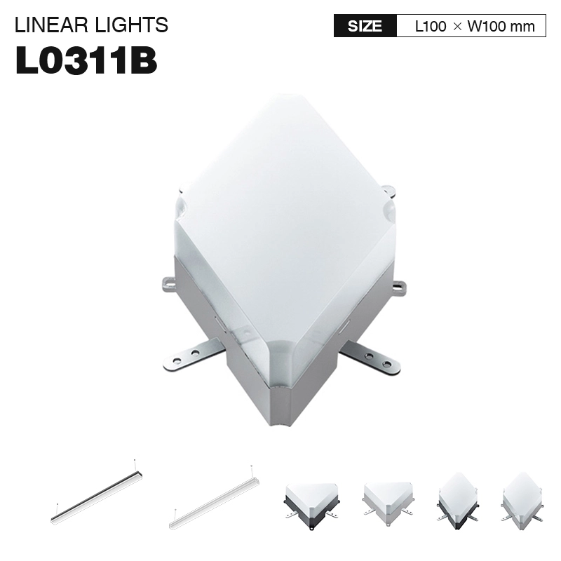 L0311B –6W 3000K 130˚N/B Ra80 Бял – Диамантен модул за линейни светлини-Линейни светлини--01