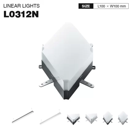 L0312N – 6W 4000K 130°N/B Ra80 Black – Diamond Module for Linear Lights-Linear Lights--01