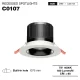 C0107– 7W 4000K 24˚N/B Ra90 Wäiss – LED Spotlights Recessed-Downlights-CSL001-A-01