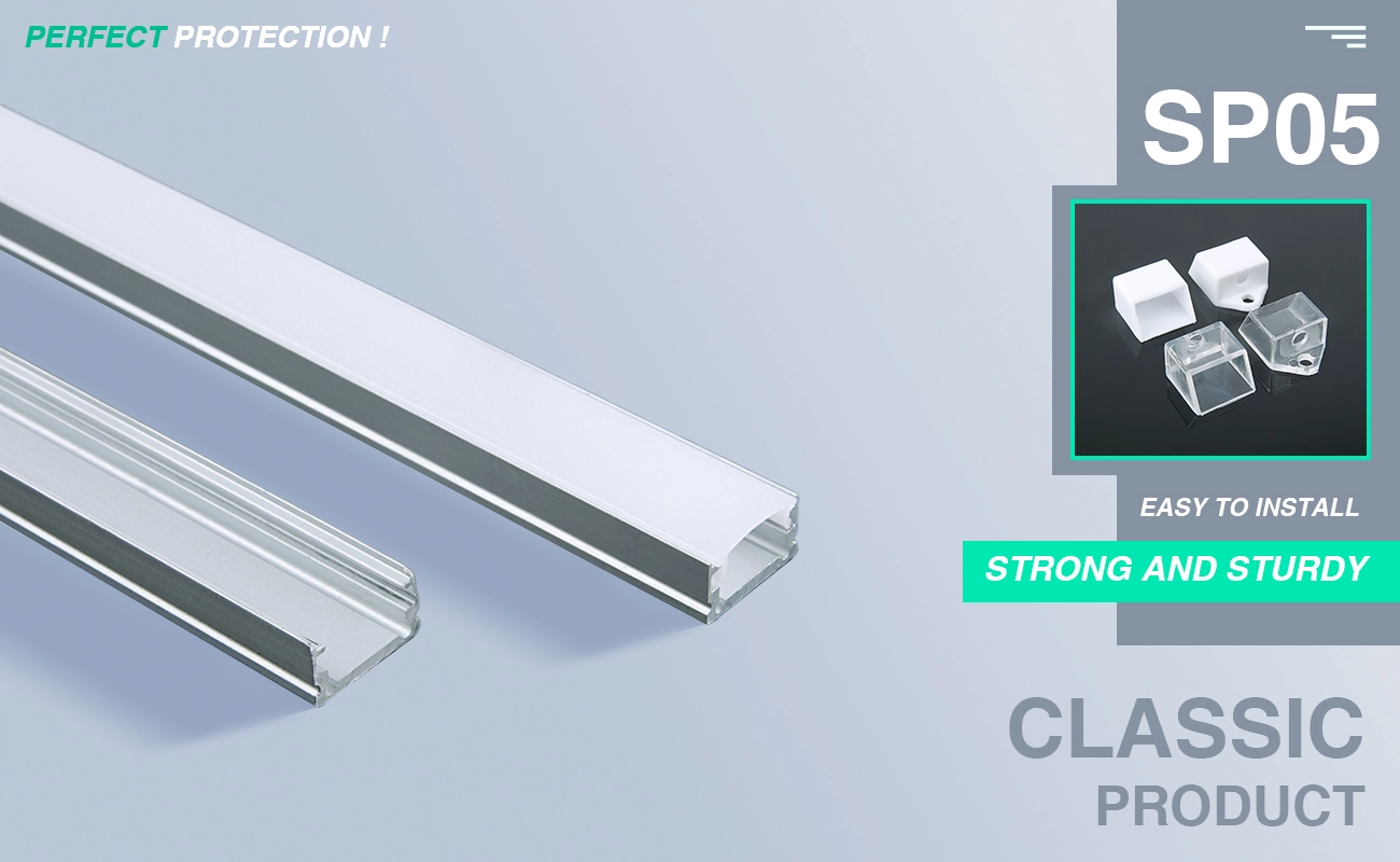 LED Aluminum Channel L2000×13.2×7mm - SP05-Retail Store Lighting--01