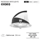 C0303 – 10W 3000K 24˚N/B Ra90 White –  Track Light Fixtures-Retail Store Lighting--01