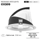 C0309 - 40W 3000k 24° Ra90 UGR≤19 White -  LED Recessed Spotlights-Bedroom Lighting--01
