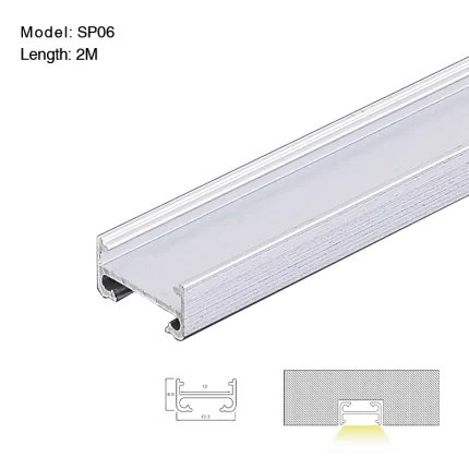 LED Strip Channel L2000×13.3×6.9mm - SP06-LED Profile--01