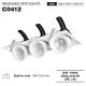 C0412– 20W 4000K 24˚N/B Ra90 White –   LED Recessed Spotlights-Indoor Lighting--01