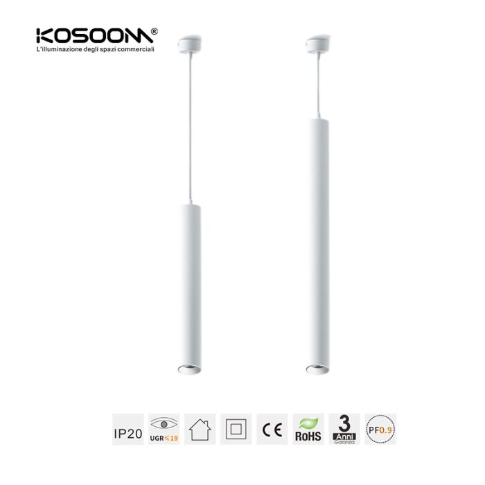 I0106N–10W 3000K 36˚N/B Ra90 White– Кулон чырактары-Cylinder Princess Lights--02 13