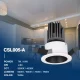 C0503–10W 3000K 24˚N/B Ra90 Ireng – Lampu Sorot Dalam Ruangan-Cahaya Tersembunyi Basement--02