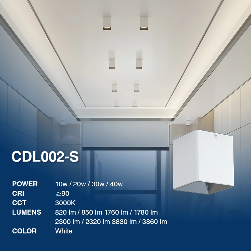 D1102 - 10W 4000K Ra90 UGR≤22 Wäiss - Downlight-Retail Store Lighting--02