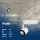 T0601– 35W 3000K 24˚N/B Ra80 Black – LED Track Lights-Kitchen Track Lighting--02