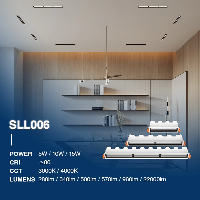 L1105 – 15W 3000K 20˚N/B Ra80 White–  Spotlight-15w LED Linear Lights--02