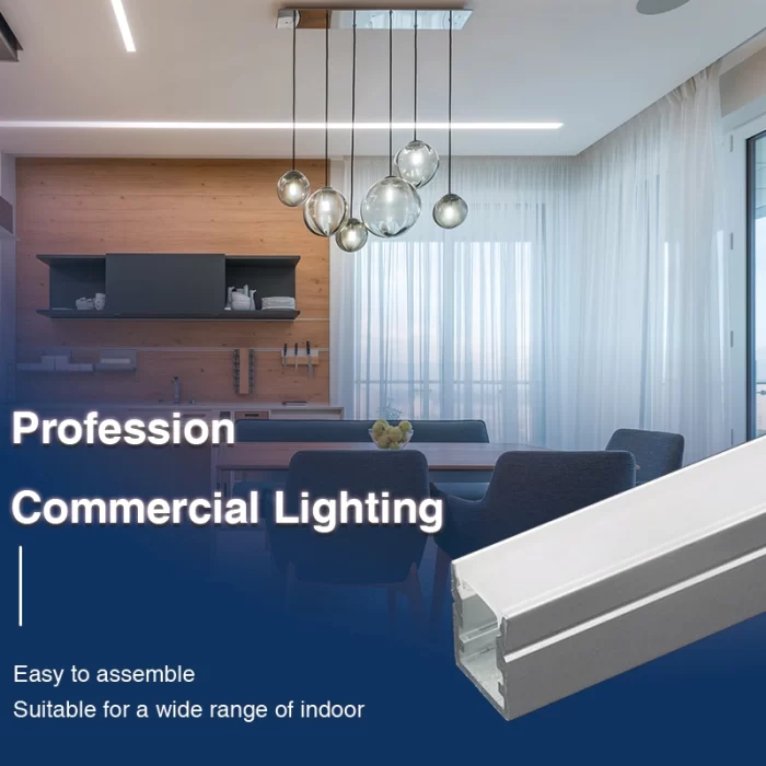 Kanal LED alumini L2000×10×13mm - SP14-Ndriçimi i dyqanit me pakicë--02