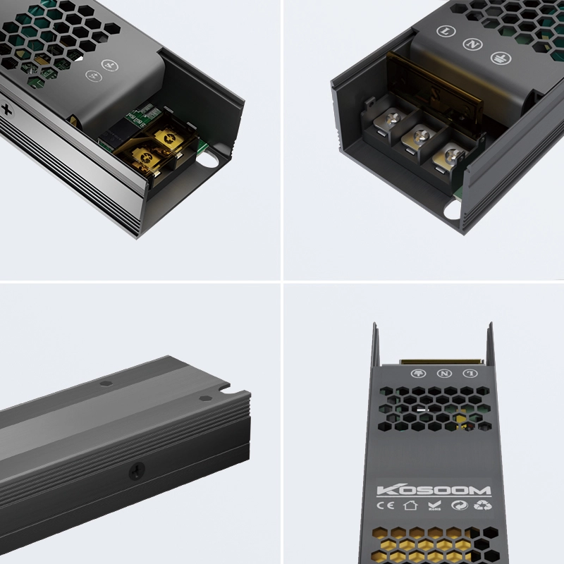 Kompakt og effektiv 150W strømforsyning - SA03- STL004-Kosoom-24 volt strømforsyning--02