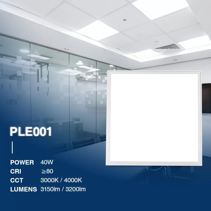 GD lampadis planae lux 4000K PLE001-PE0108 - Flat Panel LED Lumina-White Tectum - 02F