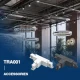 बायां टी ज्वाइंट बी सफेद TRA001-AT02SB Kosoom-सहायक उपकरण--02T
