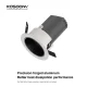 Dimmable Led Downlights Warm or Cool White 2700K to 6500K 1W 5W 10W CA0601 CSL006-A- Kosoom-Custom LED Lights--03