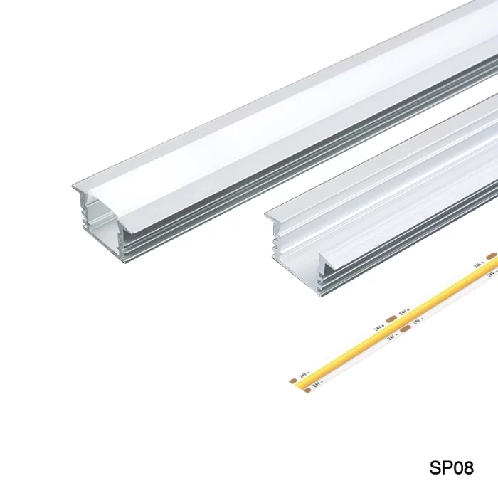 Breit dimensioniertes LED-Lichtprofil – SP08 STL003 Kosoom-Beleuchtung für Einzelhandelsgeschäfte--03