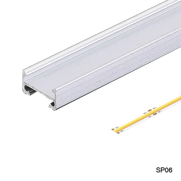 Kanali me shirit LED L2000×13.3×6.9 mm - SP06-Ndriçimi i dyqanit me pakicë--03