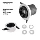 C0503–10W 3000K 24˚N/B Ra90 Black – Indoor Spotlights-Recessed Downlight--03