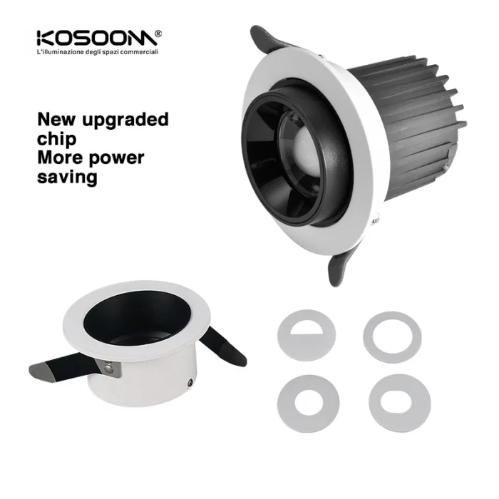 Стилен бял преден пръстен за прожектор - CSL005-A-CA0501 - Kosoom-Персонализирани LED светлини--03