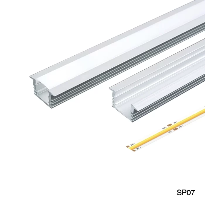 Profil LED L2000×15.1×15.1mm - SP07-kanał LED do montażu powierzchniowego--03