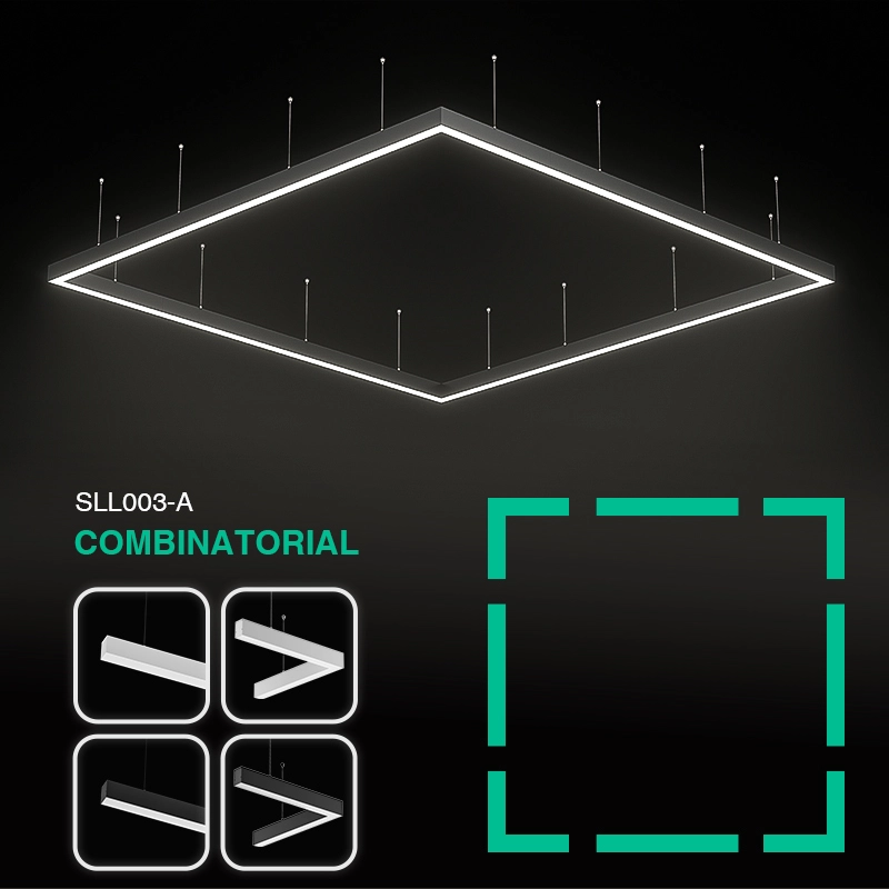 L0201B–40W 3000K 110˚N/B Ra80 Dubh – Soilse Líneacha- Soilse Líneacha-SLL003-A-03