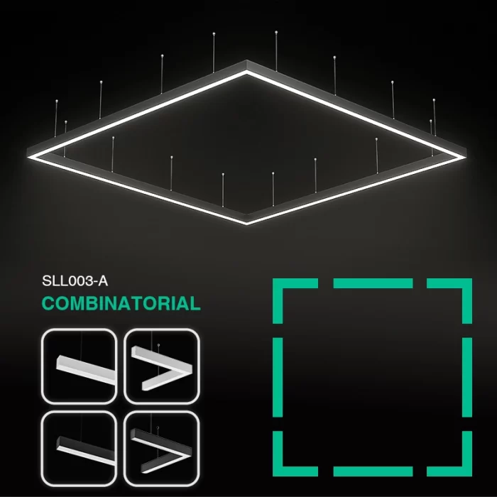 L0202B–40W 4000K 110˚N/B Ra80 تور- خطي څراغونه- خطي د پخلنځي ټاپو رڼا-SLL003-A-03