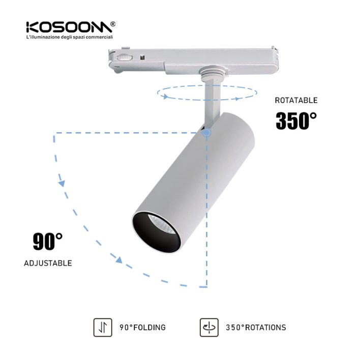 T1201B – 30W 3000K 36˚N/B Ra90 أبيض – مصابيح المسار LED-إضاءة المسار الحديثة--03