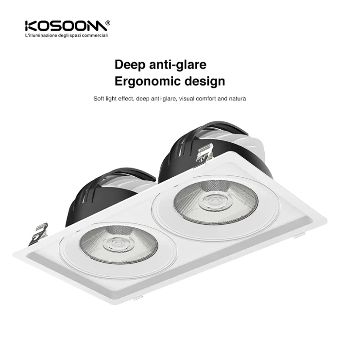 C0411– 20W 3000K 24˚N/B Ra90 White –   LED Recessed Spotlights-Kitchen Recessed Lighting--03