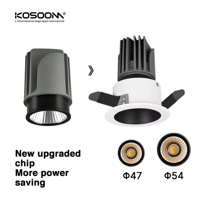 Стилен бял преден пръстен за прожектор - CSL005-A-CA0501 - Kosoom-Персонализирани LED светлини--04