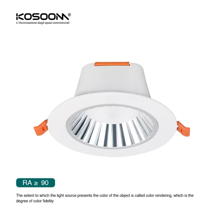 D0203 –10W 3000K 36˚N/B Ra90 Vit– LED Downlights-Inomhusspotlight--04