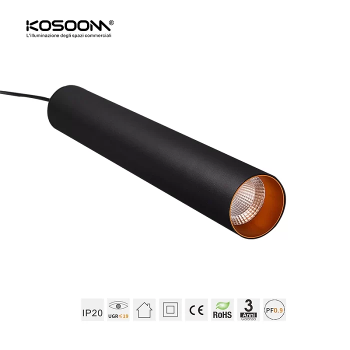 I0105N – 10W 3000K 36˚N/B Ra90 Biały – Lampy wiszące – Lampy wiszące cylindryczne – 04N