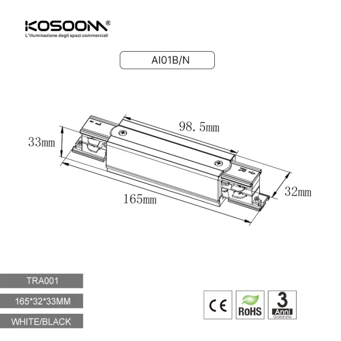 Four-wire square direct connector TRA001-AI01B Kosoom-Accessories--05 10