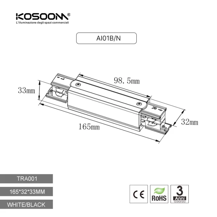 Conector direto quadrado de quatro fios TRA001-AI01N Kosoom-Acessórios--05 10