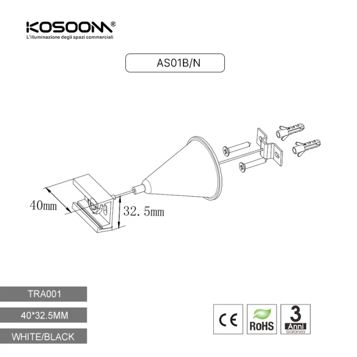 Four-line square sling Plastic cup White TRA001-AS01B Kosoom-Accessories--05 13