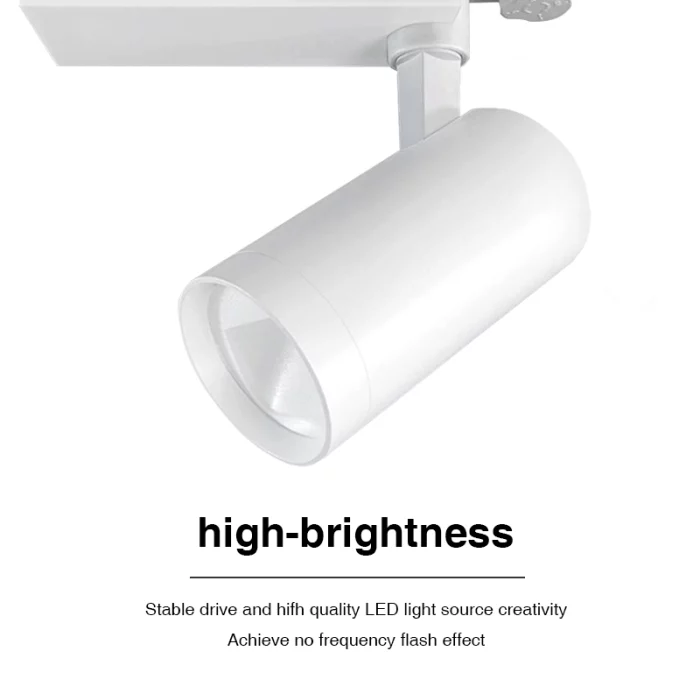 T1301B – 35W 3000K 60˚N/B Ra80 White –  Track Light Fixtures-LED Tri Proof Light--05
