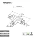 Four-wire square three-way splicer Kaliwa 1 TRA001-AT01SN Kosoom-Mga Kagamitan--05 22